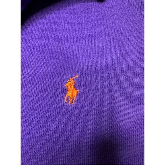 Vintage Polo Ralph Lauren Clemson Tigers 1/4 Zip Pullover Mens L Knit NCAA - Picture 5 of 10